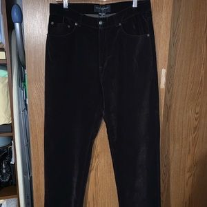 men’s velour slacks